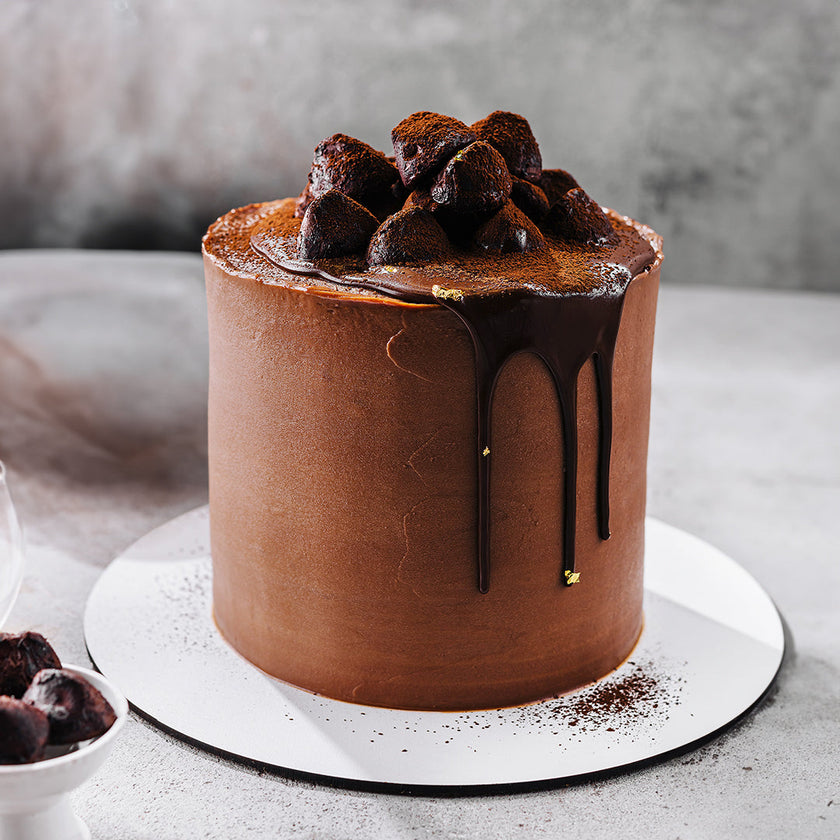 Chocolate Truffle Cake with Coffee