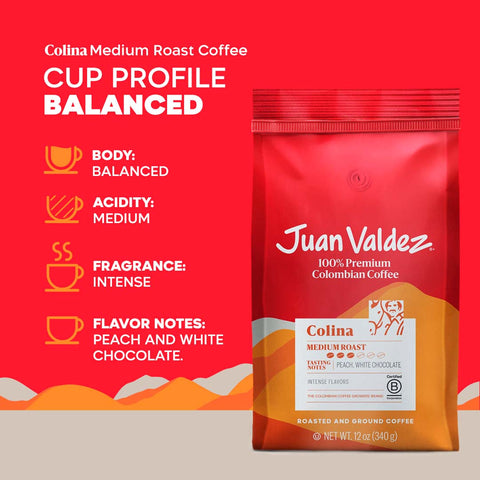 Colina Coffee | Medium Roast | Ground | 12oz