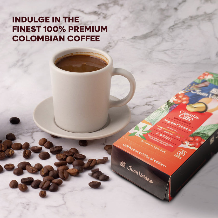 Mujeres Cafeteras Medium Roast Single Serve Capsules 8ct