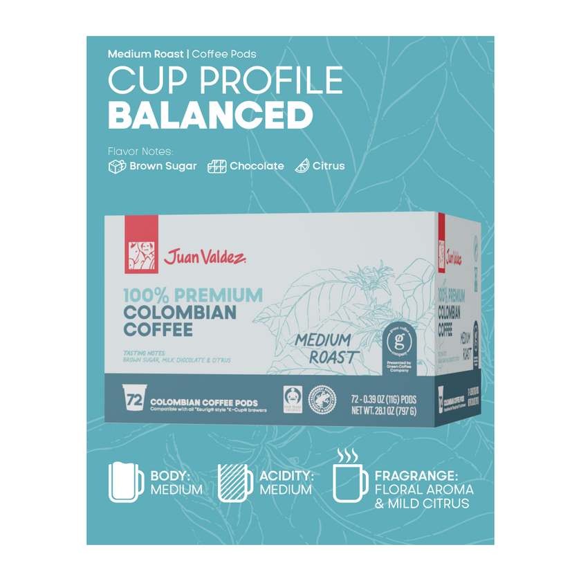 Medium Roast Single Serve Coffee Pods 72 ct