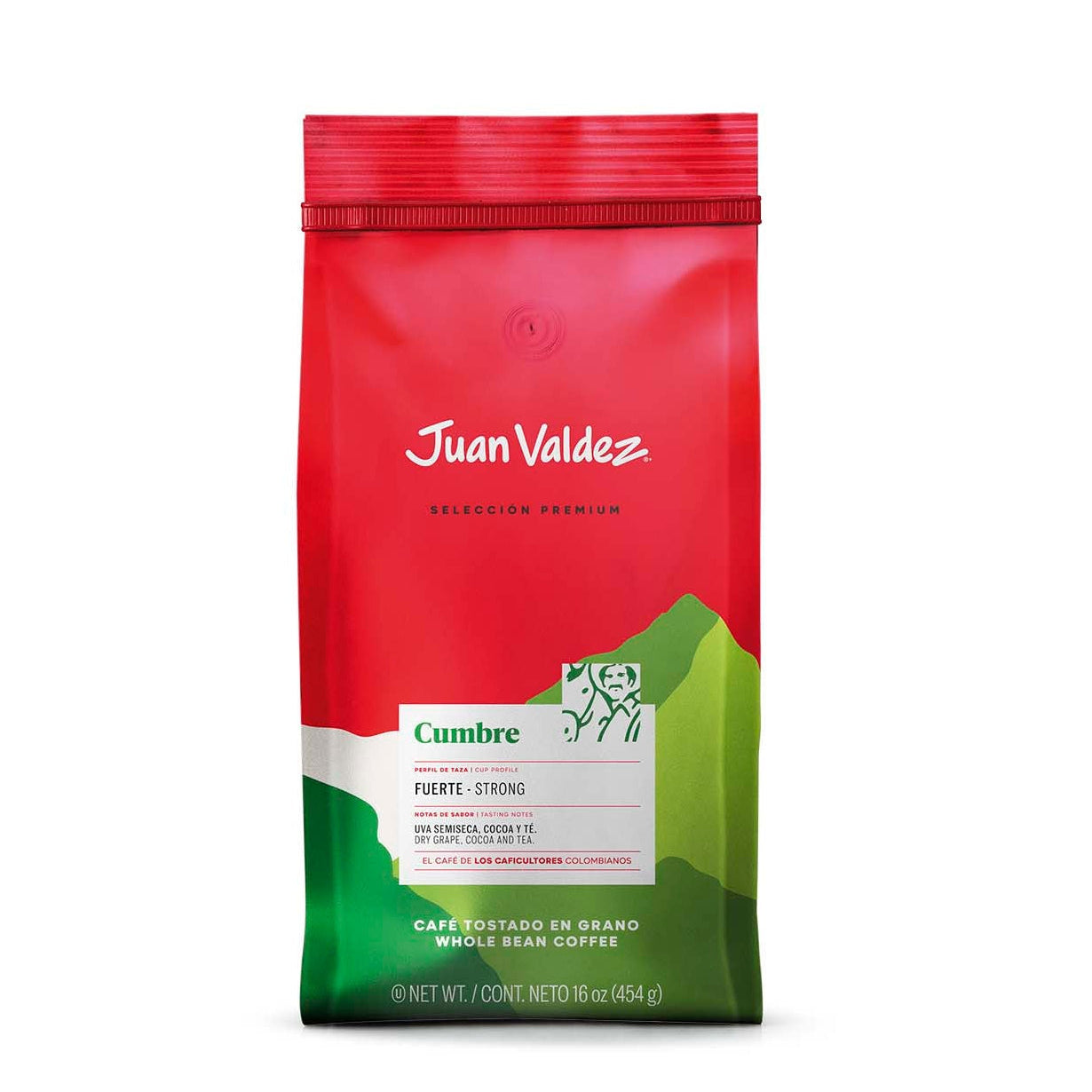 Juan Valdez Cumbre Coffee | Dark Roast | Whole Bean | 16oz