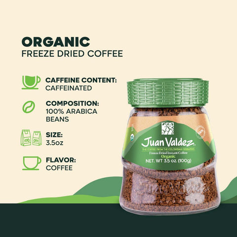 Organic Instant Coffee | Freeze-Dried | 3.4oz
