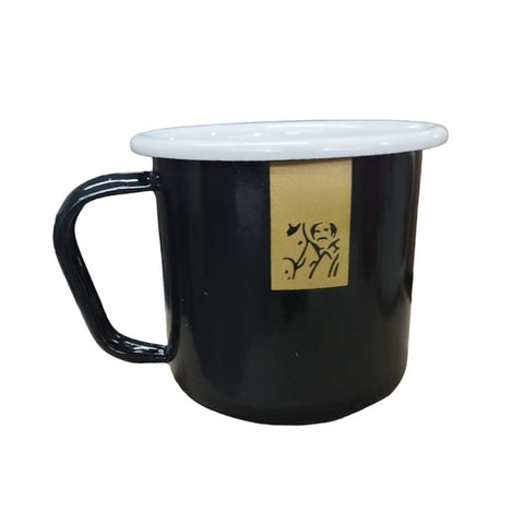 Black Pewter Coffee Mug 12 oz