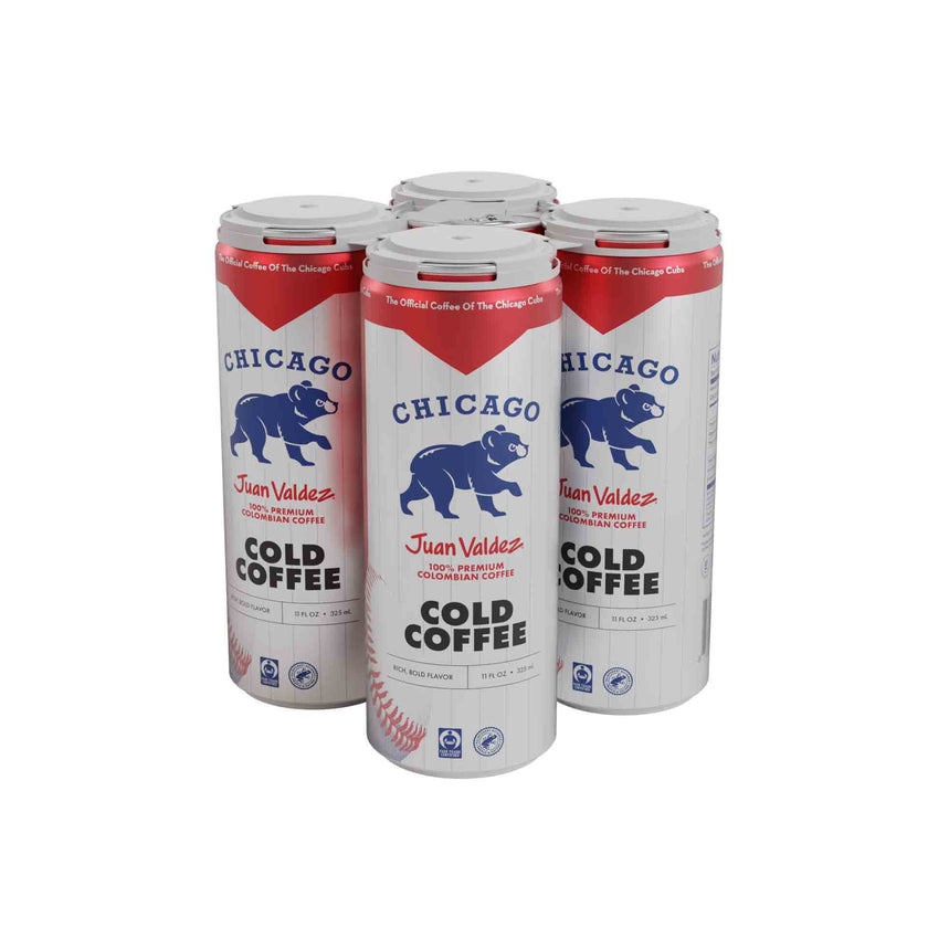 Cold Brew Coffee | Cubs Edition | 11oz Can | 4-Pack