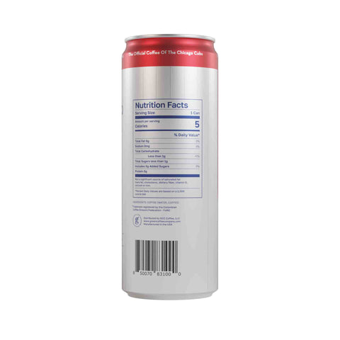 Cold Brew Coffee | Cubs Edition | 11oz Can | 24-Pack