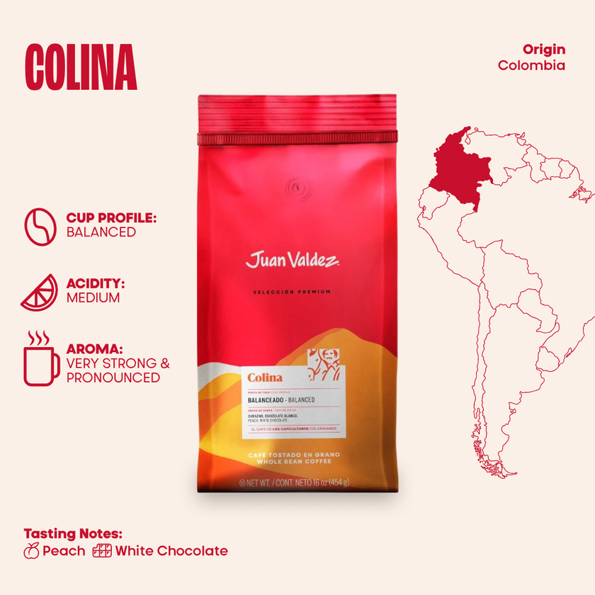 Colina Medium Roast Whole Bean 16oz