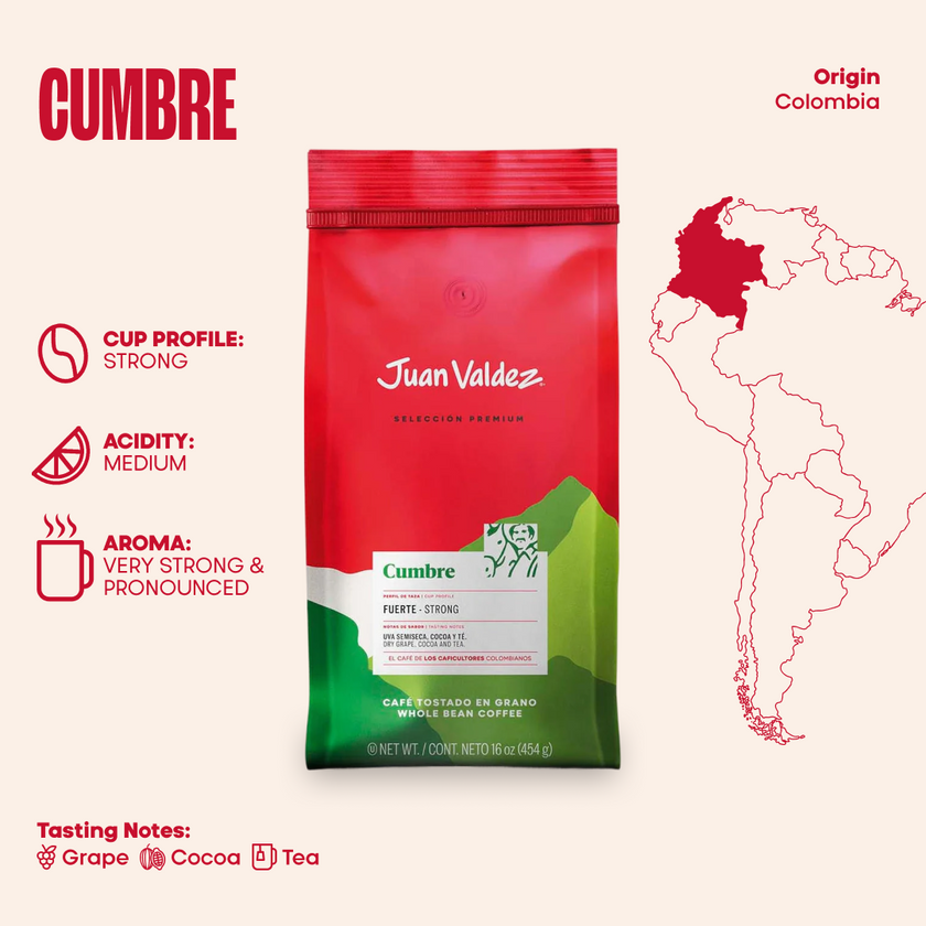 Cumbre Dark Roast Whole Bean 16oz