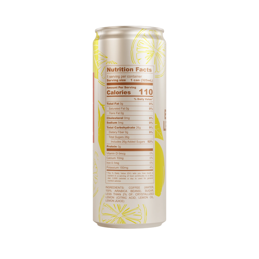 Espresso Lemonade 11oz Can 12-Pack