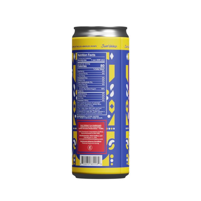 Los Angeles Rams Edition Cold Coffee 11oz Can 12-Pack