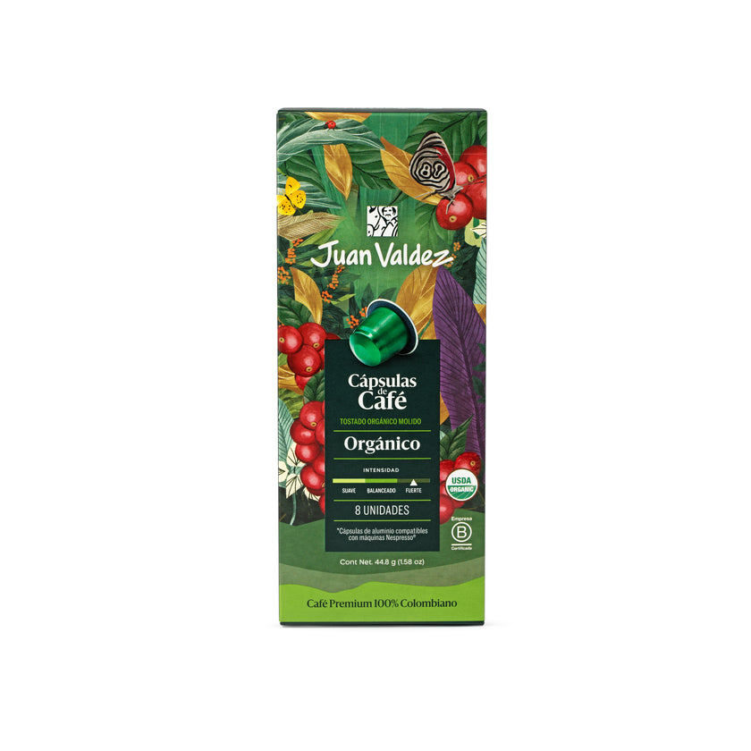Organic Dark Roast Single Serve Capsules 8ct