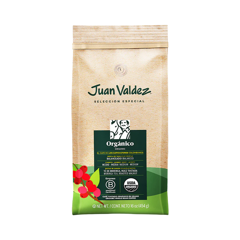 Organic Medium Roast Whole Bean 16oz