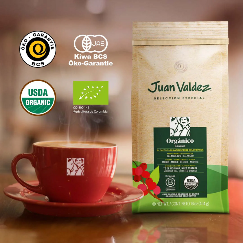 Organic Medium Roast Whole Bean 16oz