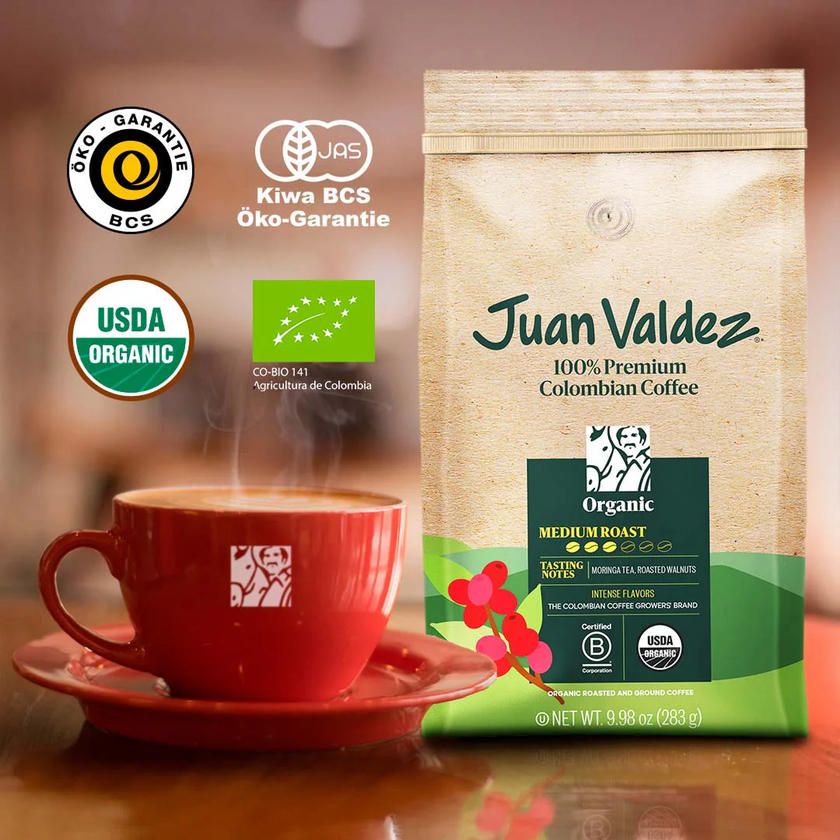 Organic Medium Roast Ground 9.98oz