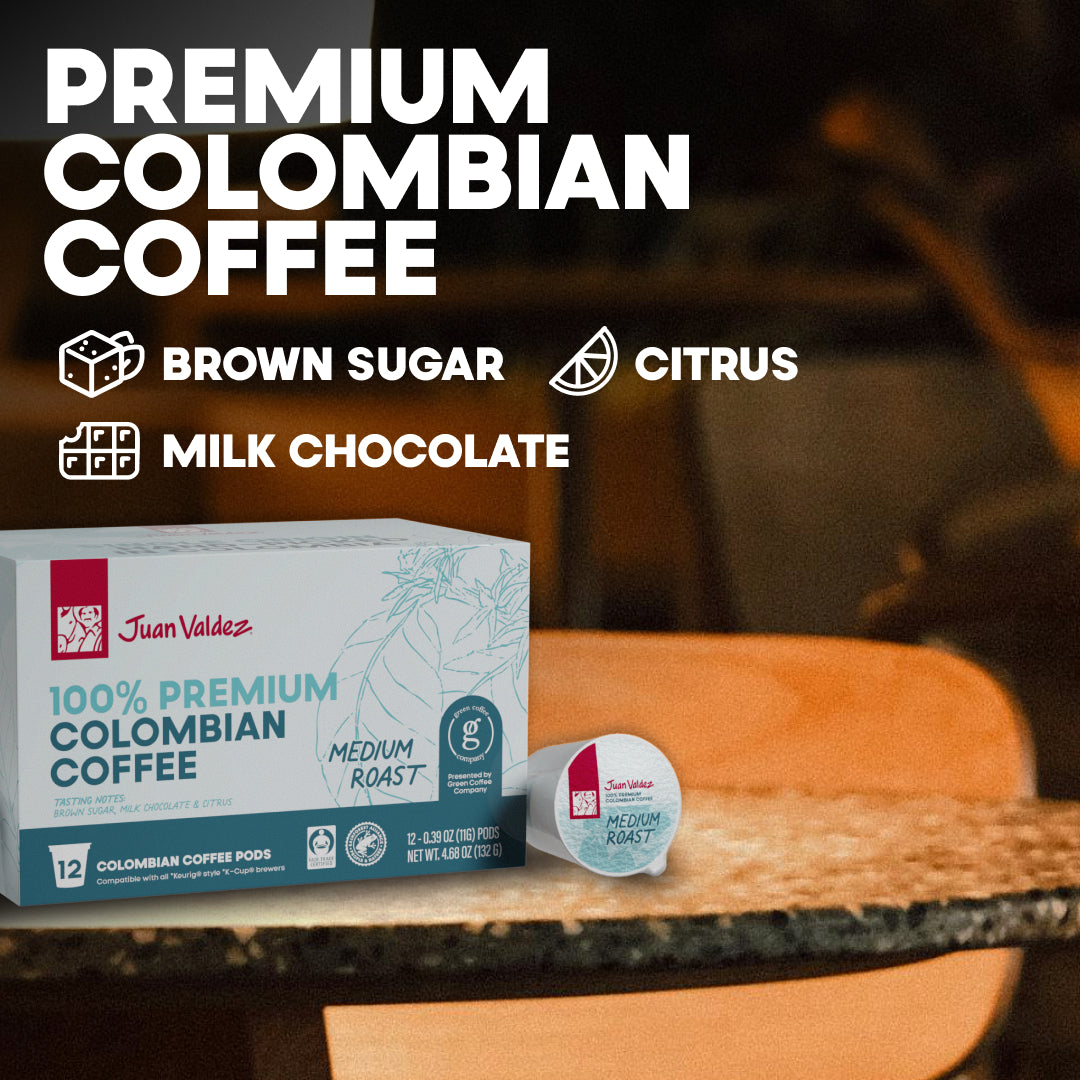Medium Roast Single Serve Coffee Pods 12ct – Juan Valdez