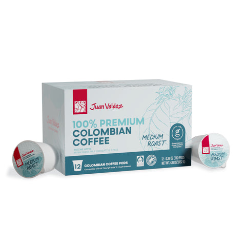 Juan Valdez Medium Roast Single Serve Coffee Pods 12 ct