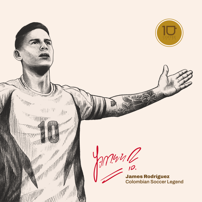 PRE-ORDER | James Rodríguez Special Edition Cold Coffee 12pk | Ships June 24th
