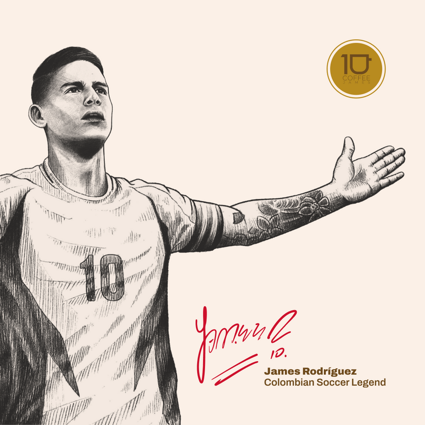 PRE-ORDER | James Rodríguez Special Edition Medium Roast Ground 11oz | Ships June 24th