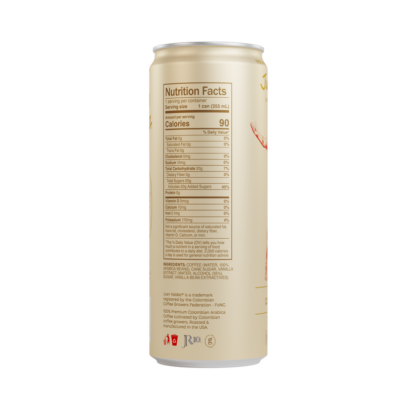 PRE-ORDER | James Rodríguez Special Edition Vanilla Cold Coffee 12pk | Ships June 24th