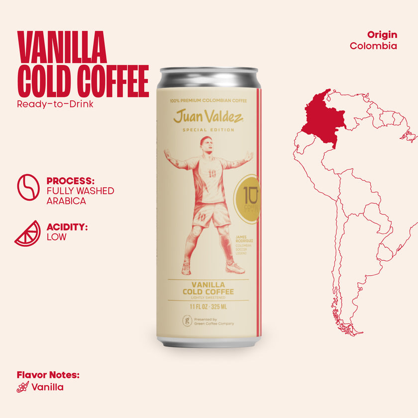 James Rodríguez Special Edition Vanilla Cold Coffee 12pk