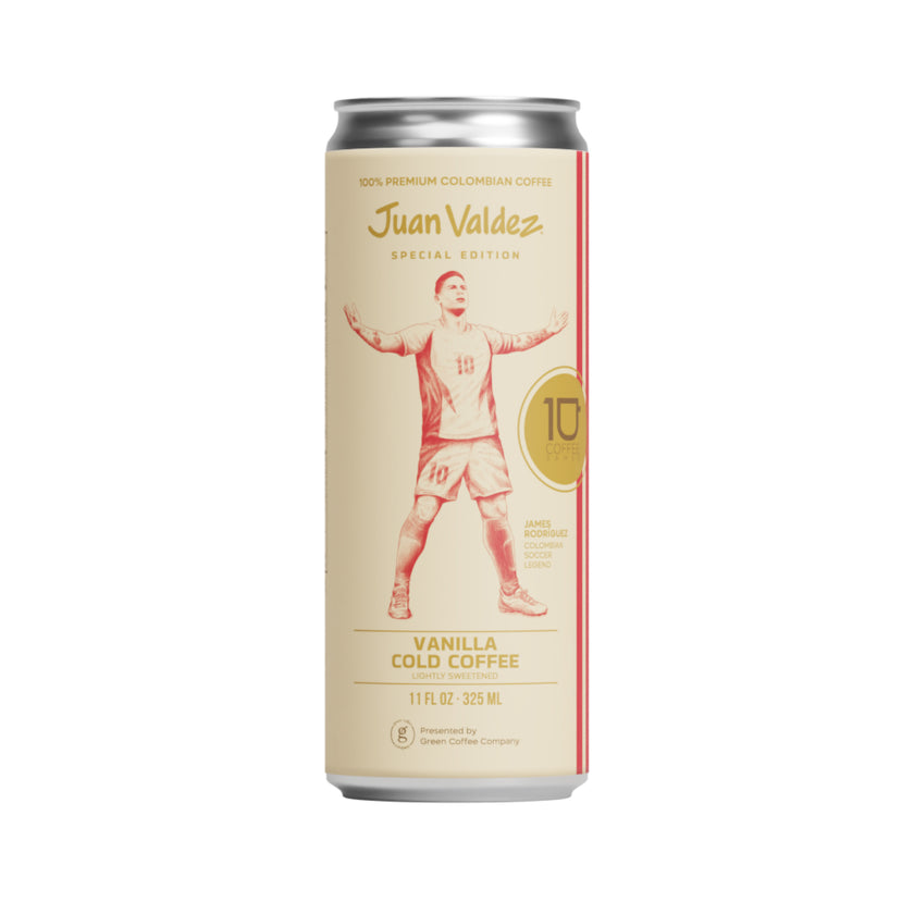 James Rodríguez Special Edition Vanilla Cold Coffee 11oz Can 12-Pack