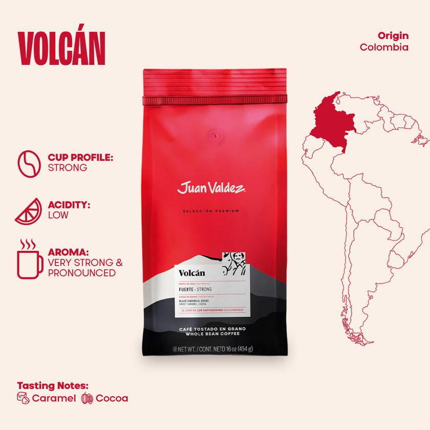 Volcan Dark Roast Whole Bean 16oz