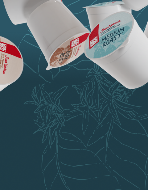 Now In Pods... Your Perfect Daily Cup Of 100% Colombian Coffee